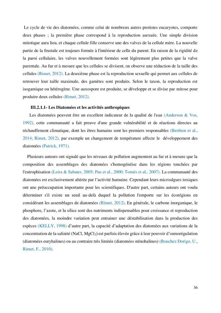 Evaluation de la couleur et de la qualité biologique des eaux marines de la côte algéroise à partir de l\'imagerie satellite et modélisation du phytoplancton marin