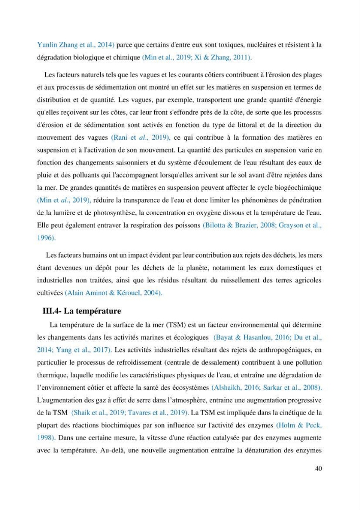 Evaluation de la couleur et de la qualité biologique des eaux marines de la côte algéroise à partir de l\'imagerie satellite et modélisation du phytoplancton marin