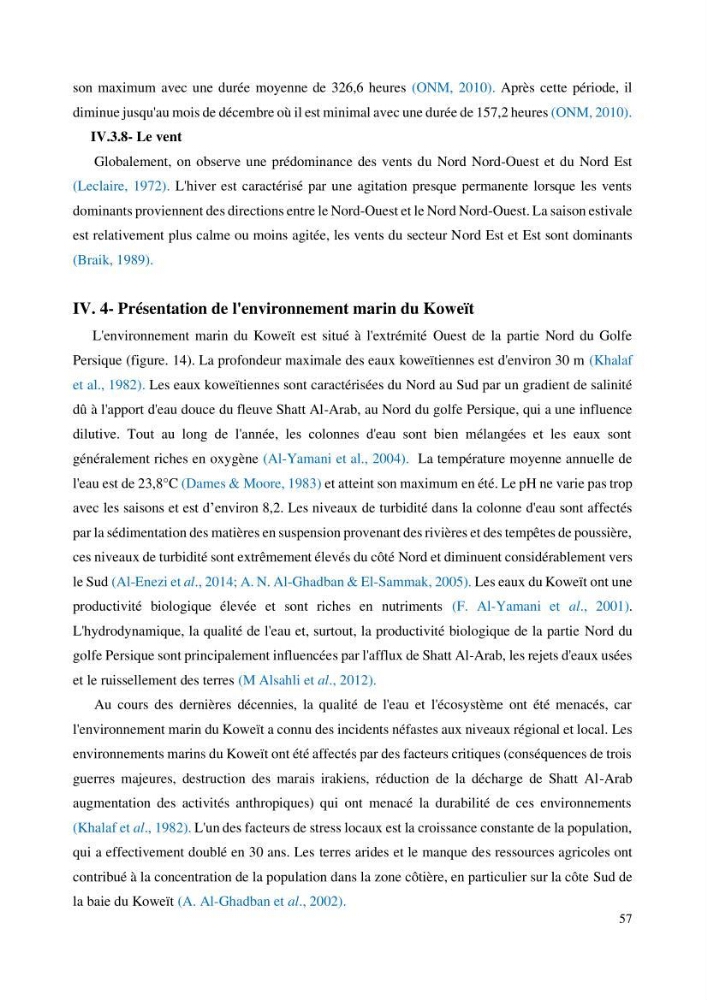 Evaluation de la couleur et de la qualité biologique des eaux marines de la côte algéroise à partir de l\'imagerie satellite et modélisation du phytoplancton marin
