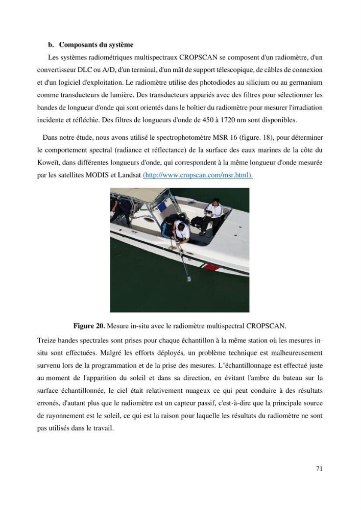 Evaluation de la couleur et de la qualité biologique des eaux marines de la côte algéroise à partir de l\'imagerie satellite et modélisation du phytoplancton marin