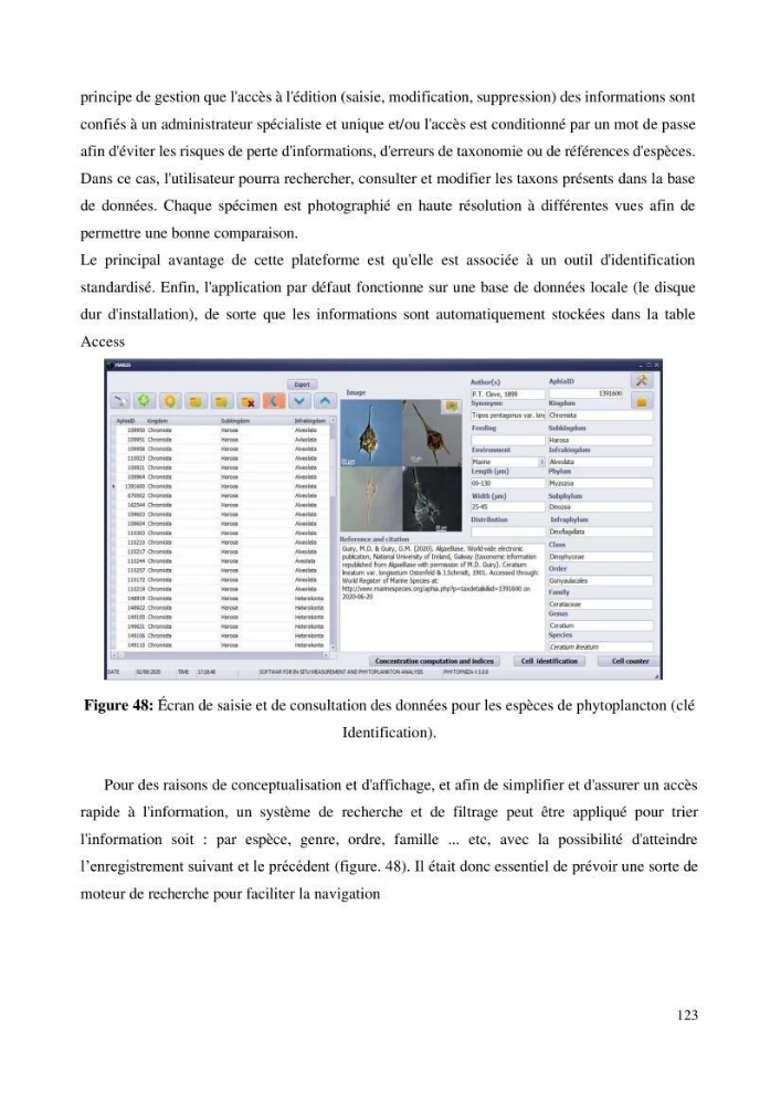 Evaluation de la couleur et de la qualité biologique des eaux marines de la côte algéroise à partir de l\'imagerie satellite et modélisation du phytoplancton marin