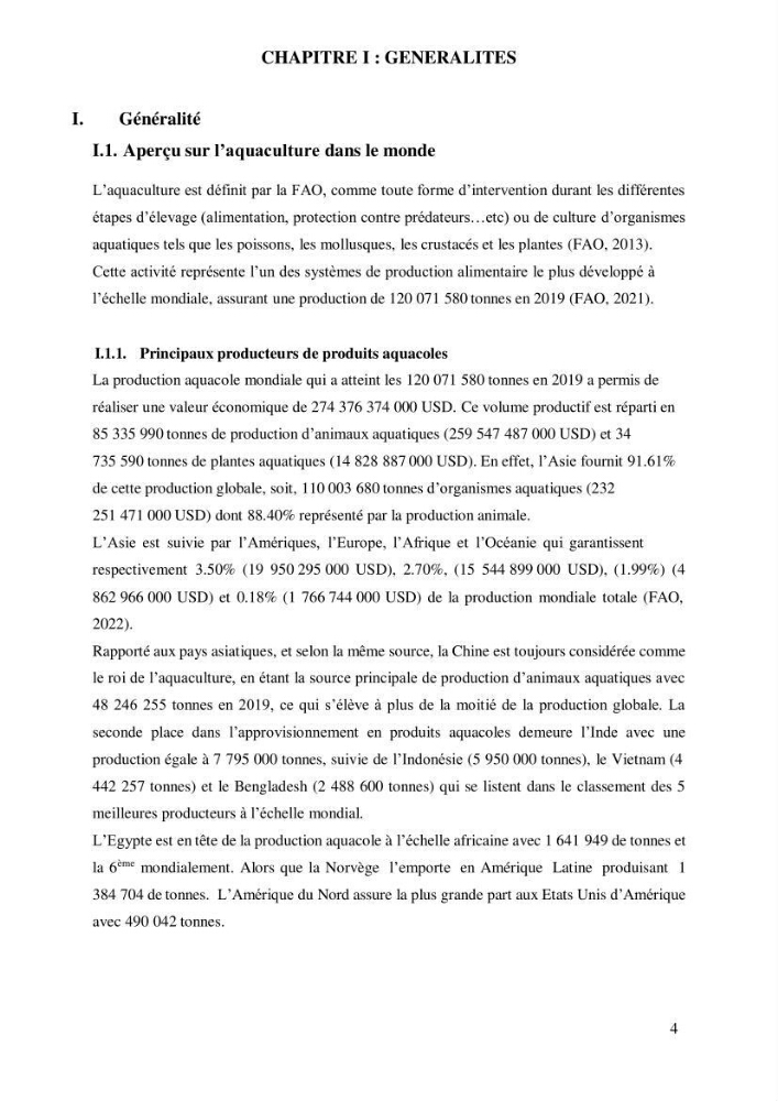 Contribution à l’application d’un outil de management (SWOT) dans l’activité aquacole en Algérie