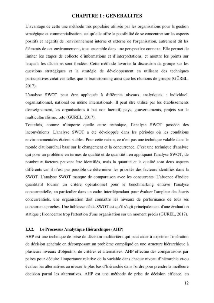Contribution à l’application d’un outil de management (SWOT) dans l’activité aquacole en Algérie