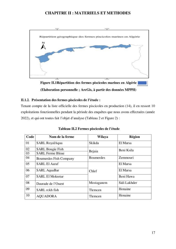 Contribution à l’application d’un outil de management (SWOT) dans l’activité aquacole en Algérie