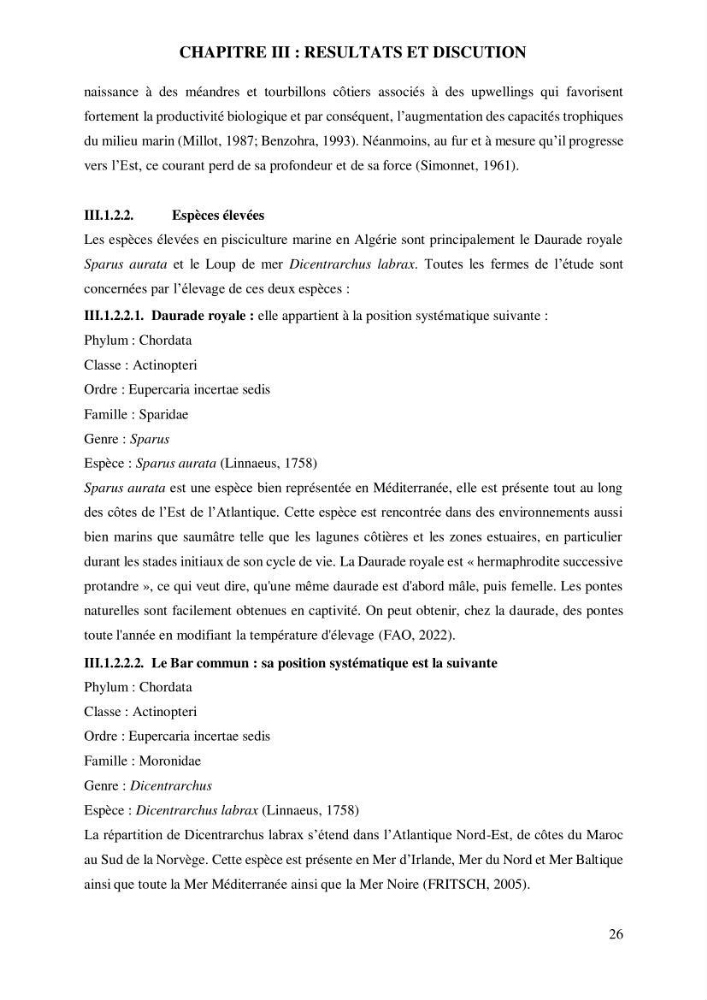 Contribution à l’application d’un outil de management (SWOT) dans l’activité aquacole en Algérie