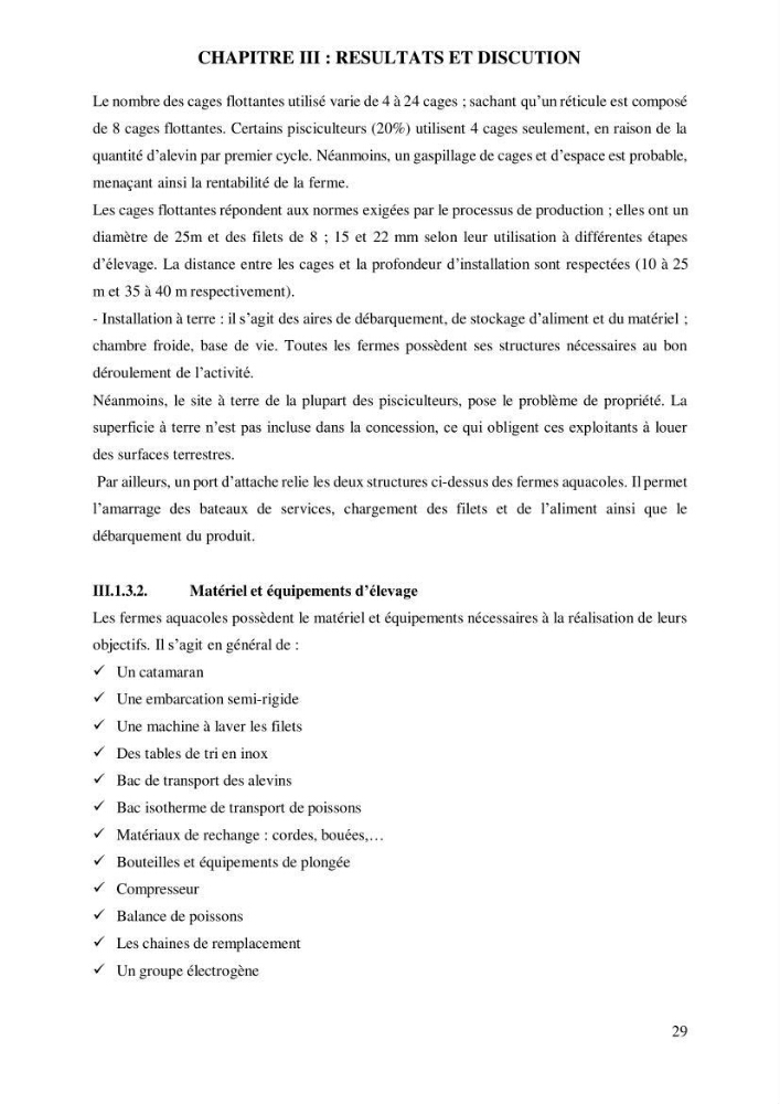 Contribution à l’application d’un outil de management (SWOT) dans l’activité aquacole en Algérie