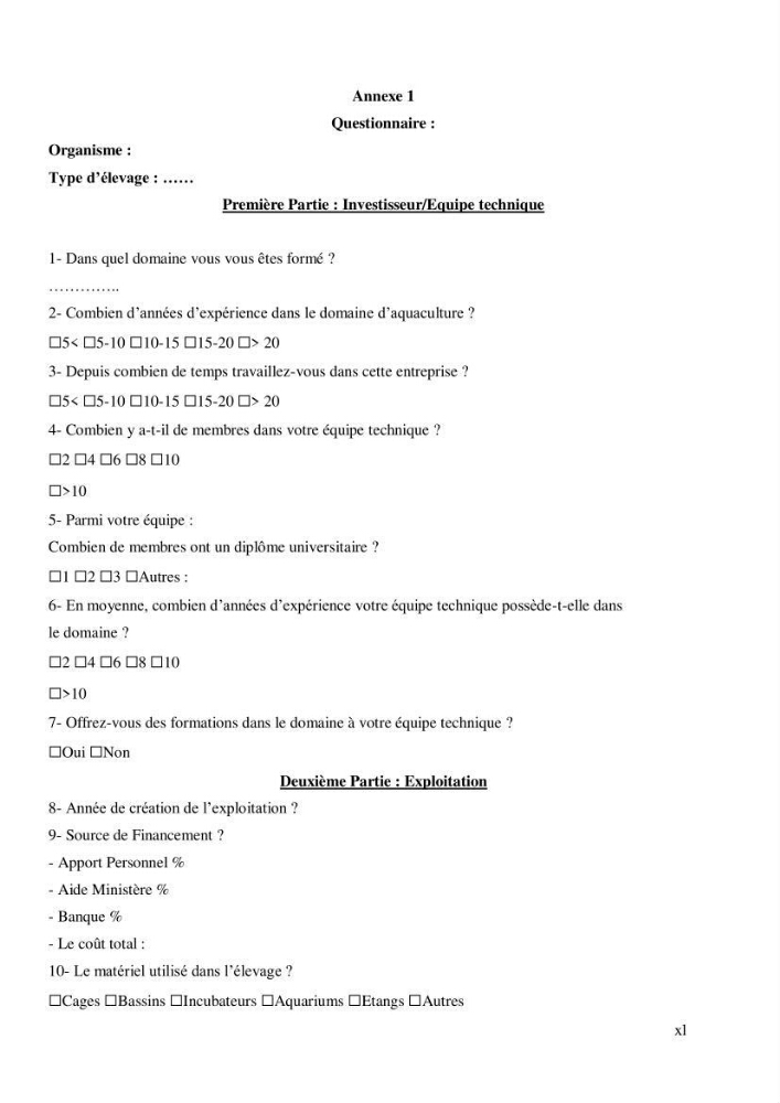 Contribution à l’application d’un outil de management (SWOT) dans l’activité aquacole en Algérie