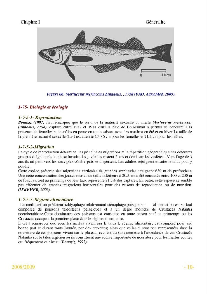 Utilisation des logiciels FISAT 2 (version 1.2.0 gayanilo et al., 2004) et fishparm pour l\'estimation des paramètres biologique des espèces animales marines
