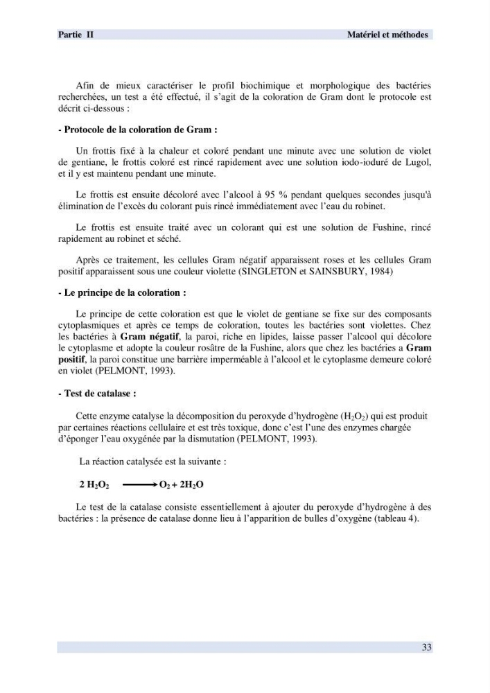 Contribution à l \'étude des paramètres physico-chimiques et bactériologiques de l\'embouchure de l\'oued \"Béni-Messous\":