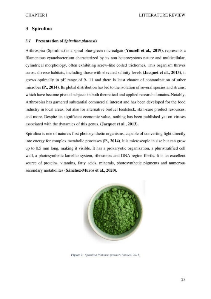 Exploring spirulina’s potential for bioplastic production