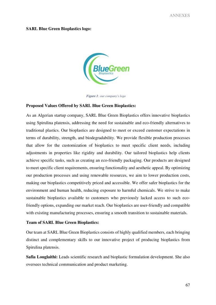 Exploring spirulina’s potential for bioplastic production