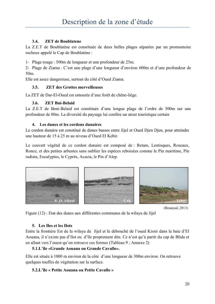 Evaluation de la mise en oeuvre de la loi 02-02 relative à la protection et à la valorisation du littoral au niveau de la wilaya de Jijel