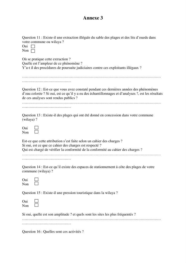 Evaluation de la mise en oeuvre de la loi 02-02 relative à la protection et à la valorisation du littoral au niveau de la wilaya de Jijel