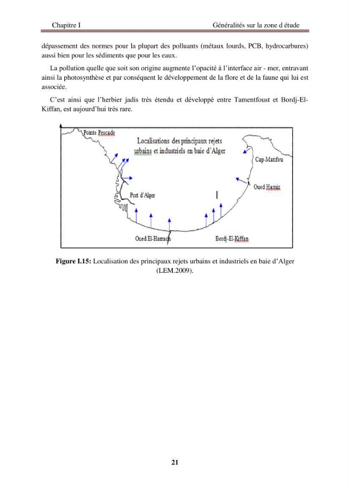 Etude de protection de la zone de LIDO Mohammedia (Alger):