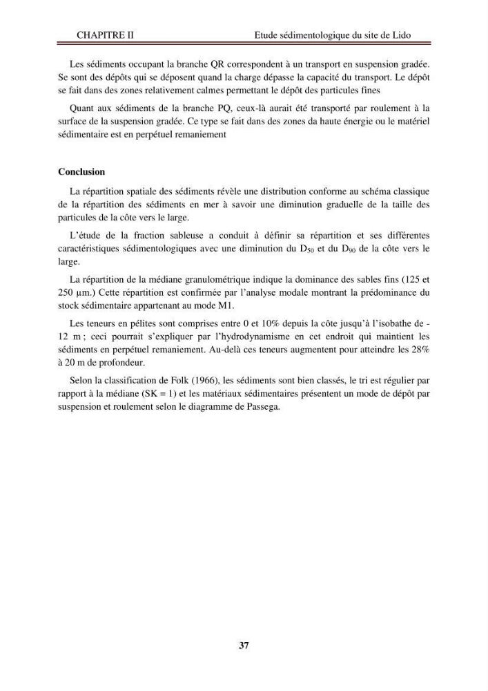 Etude de protection de la zone de LIDO Mohammedia (Alger):