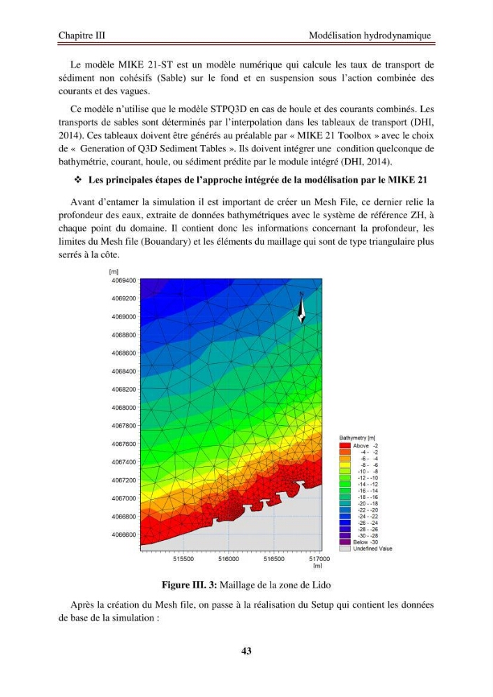 Etude de protection de la zone de LIDO Mohammedia (Alger):