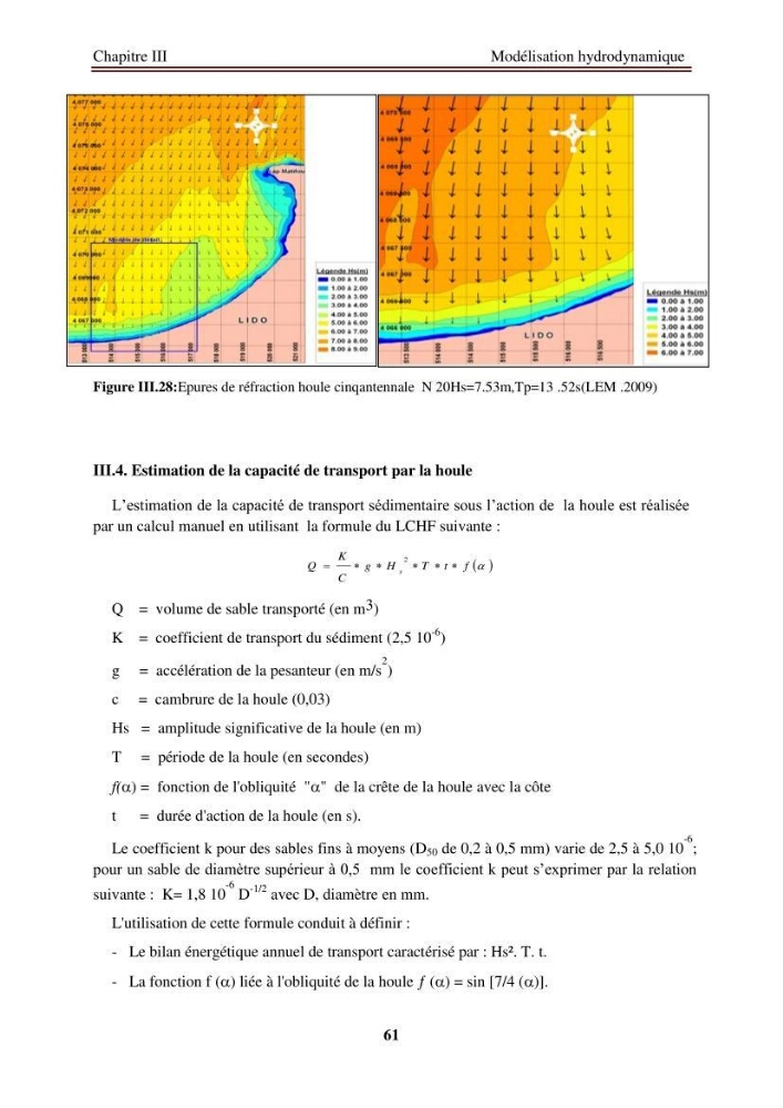 Etude de protection de la zone de LIDO Mohammedia (Alger):