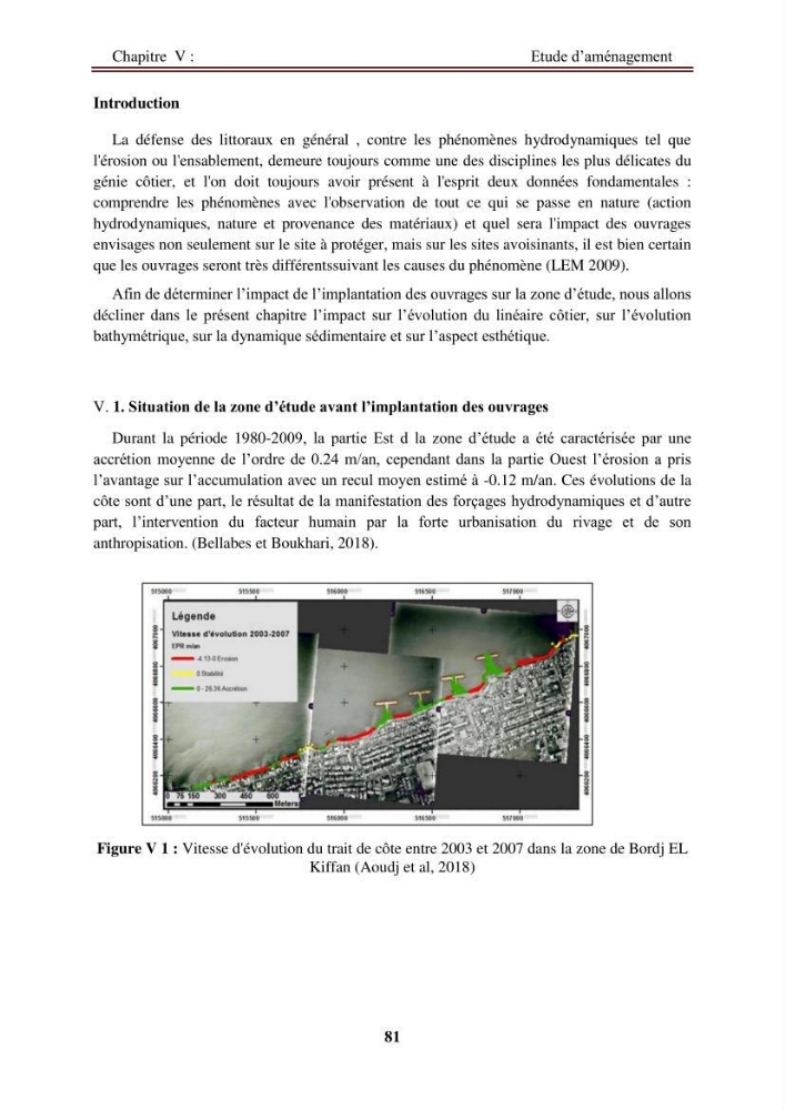Etude de protection de la zone de LIDO Mohammedia (Alger):