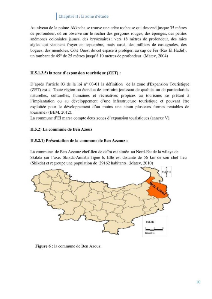 Létat de la mise en oeuvre de la loi 02-02-2002 de la protection et la valorisation de littoral dans la wilaya de Skikda