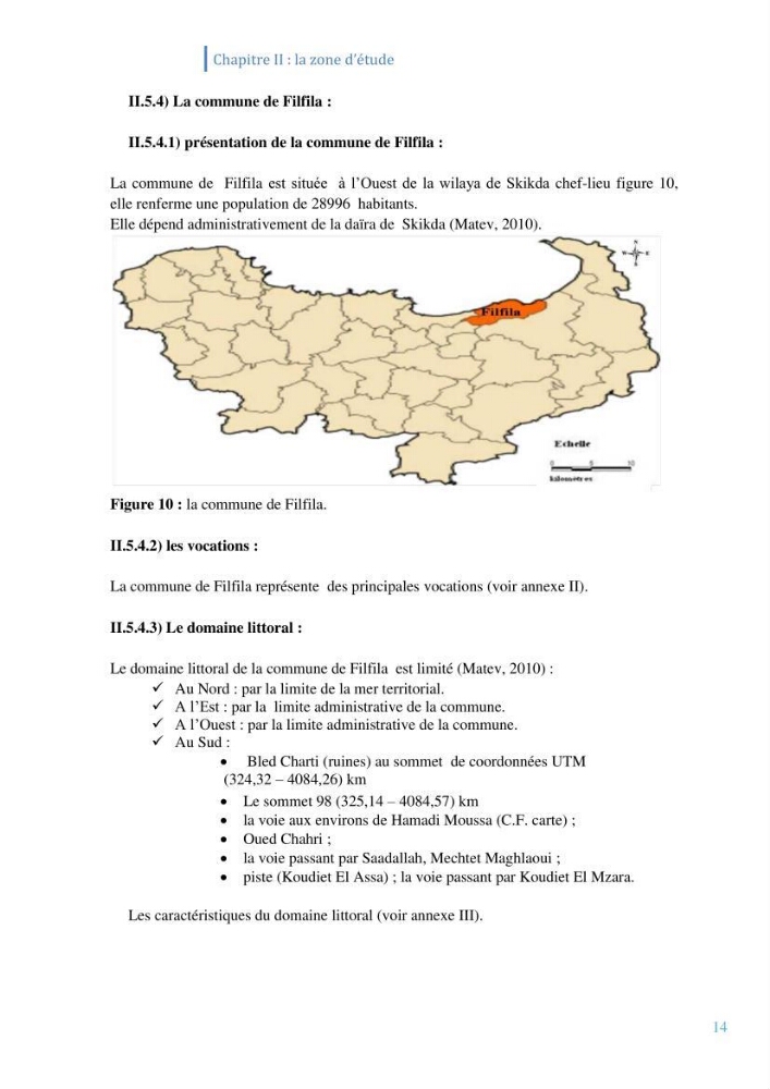 Létat de la mise en oeuvre de la loi 02-02-2002 de la protection et la valorisation de littoral dans la wilaya de Skikda