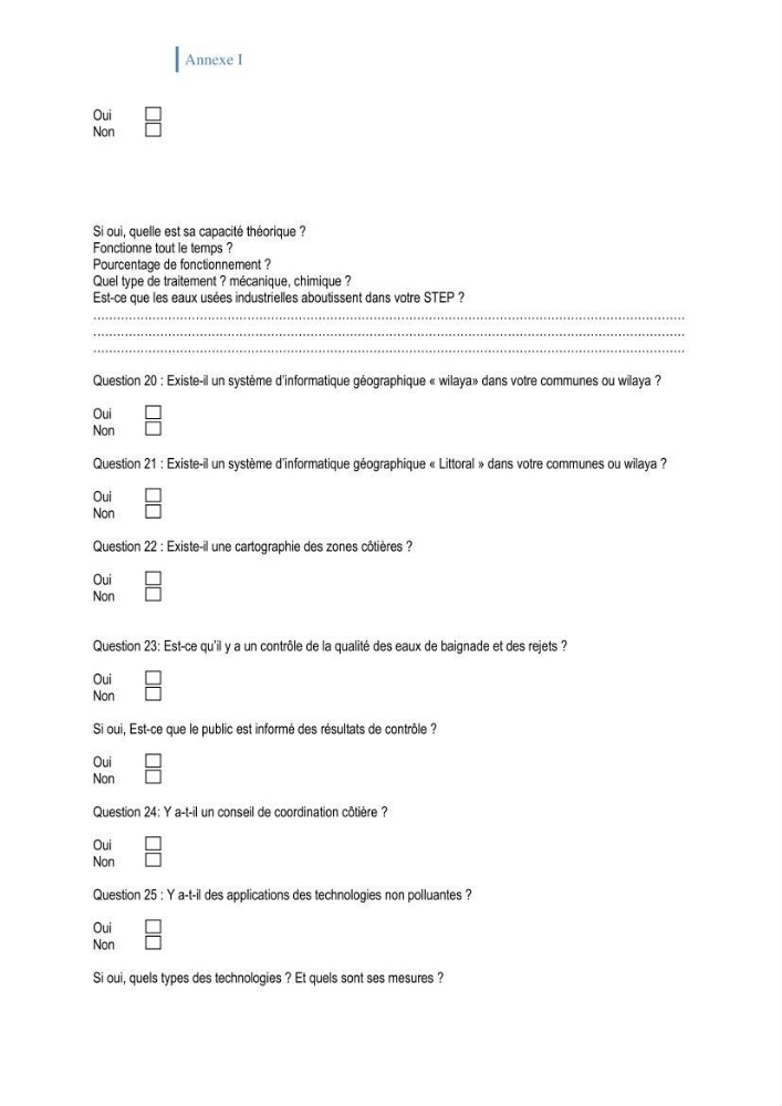 Létat de la mise en oeuvre de la loi 02-02-2002 de la protection et la valorisation de littoral dans la wilaya de Skikda