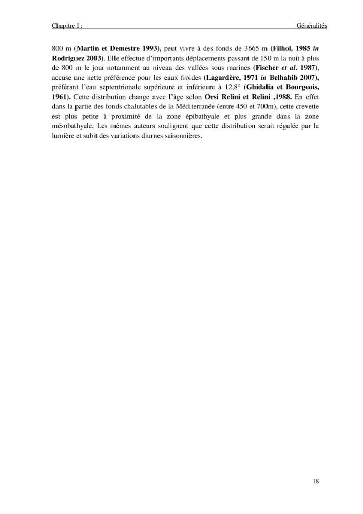 Contribution à l\'étude des crevettes (crustacés décapodes) de la baie de Bou-Ismail