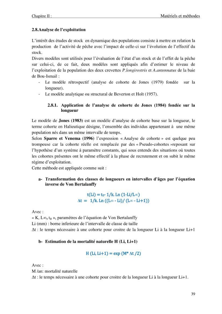 Contribution à l\'étude des crevettes (crustacés décapodes) de la baie de Bou-Ismail