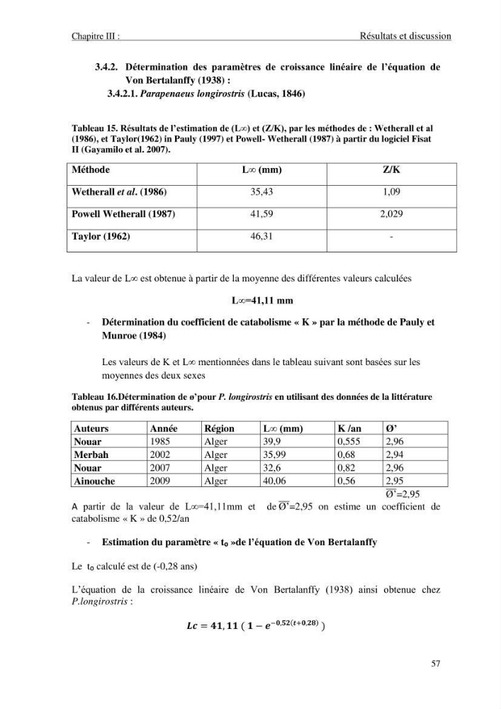 Contribution à l\'étude des crevettes (crustacés décapodes) de la baie de Bou-Ismail