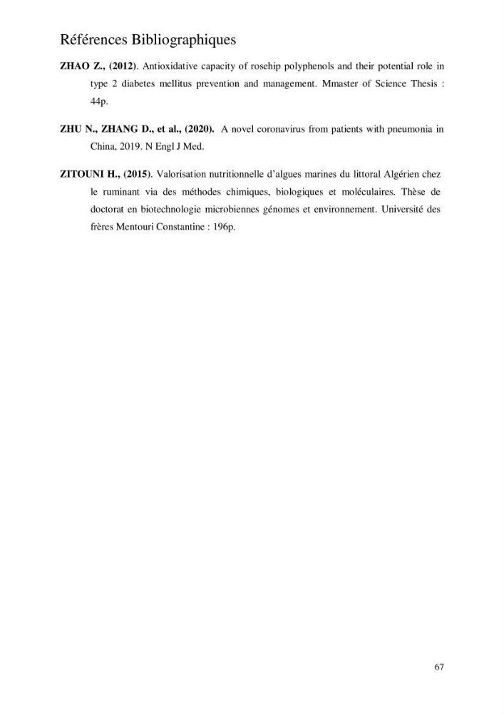 Etude de l\'extraction des composés phénoliques à partir de quelques espèces d\'algue marine