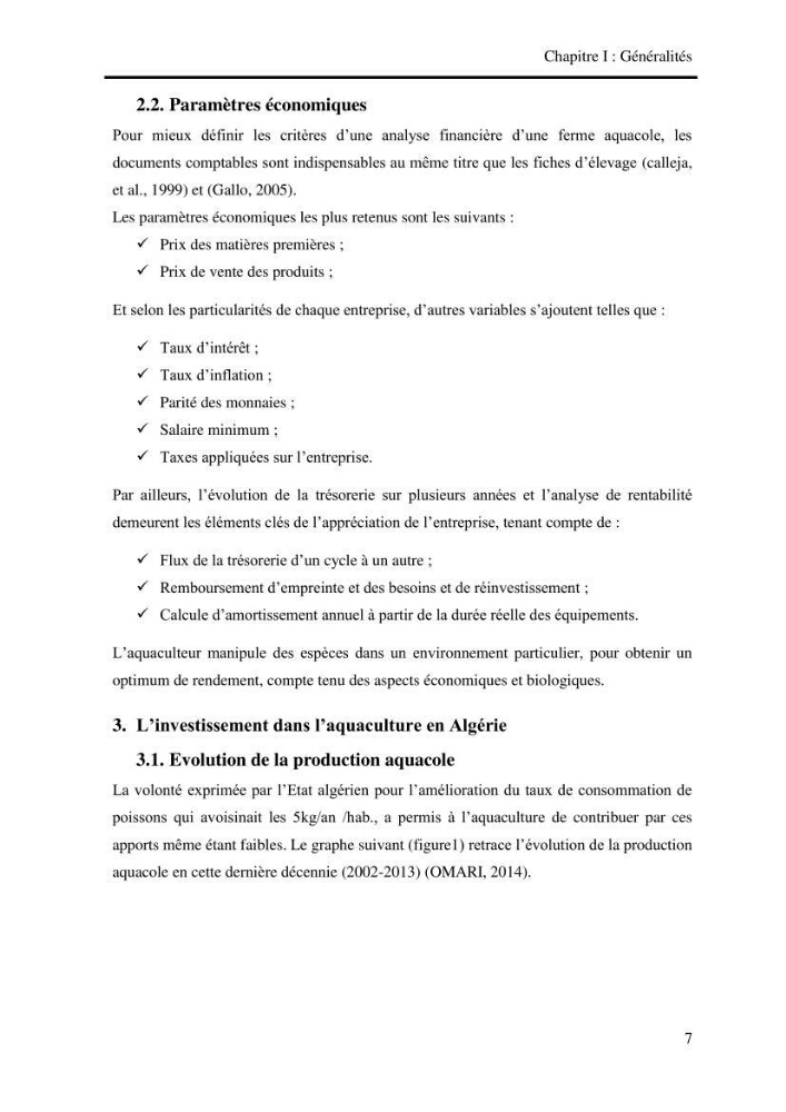 Etude de faisabilité technico-économique d’une ferme