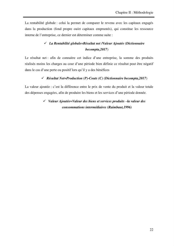 Etude de faisabilité technico-économique d’une ferme