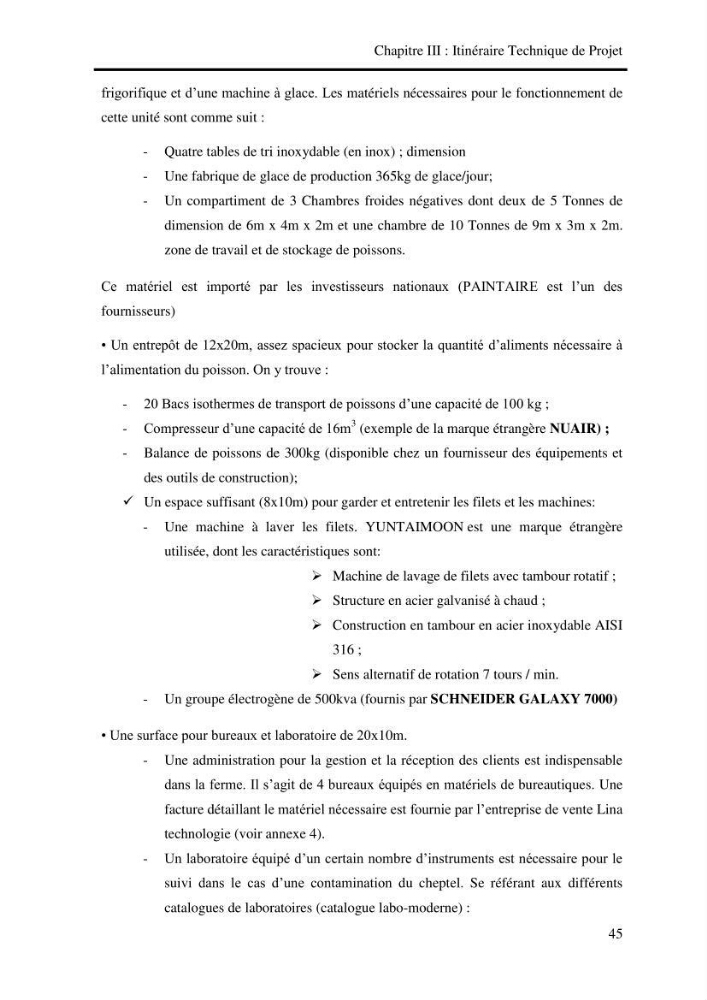 Etude de faisabilité technico-économique d’une ferme