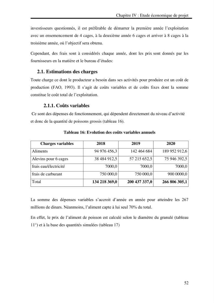 Etude de faisabilité technico-économique d’une ferme
