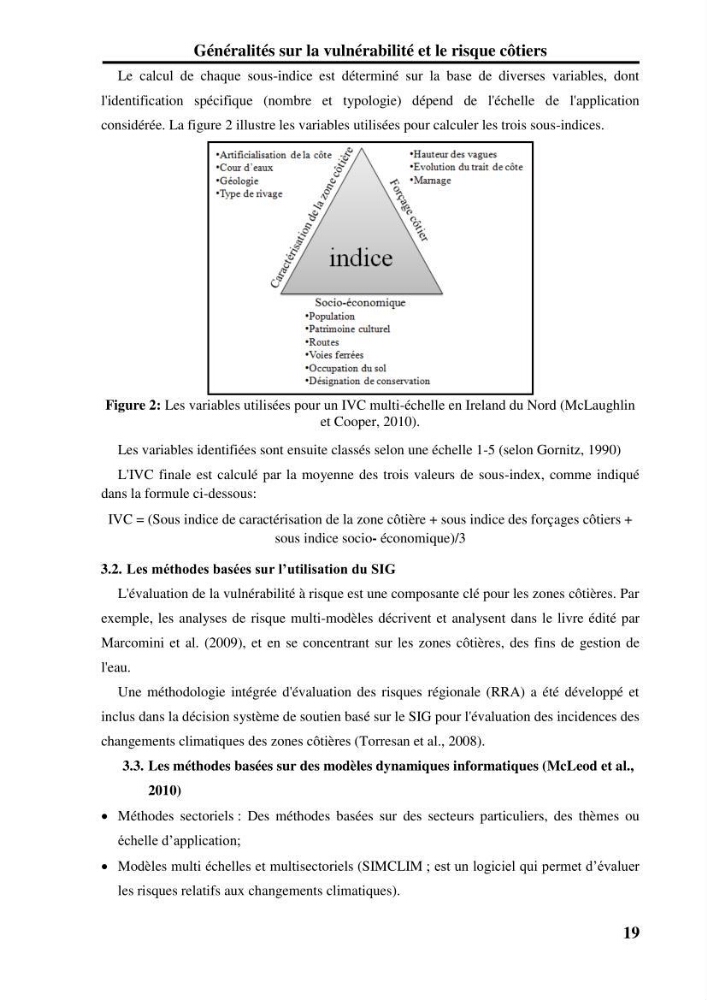 Evaluation de la vulnérabilité côtière du Parc National de Taza (wilaya de Jijel)