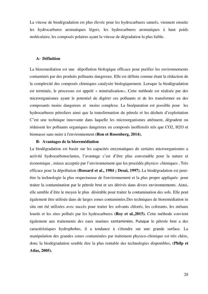 Isolement et caractérisation des bactéries dégradants les différentes fractions du pétrole: cas d\'études : port de la Madrague, Ain Benian