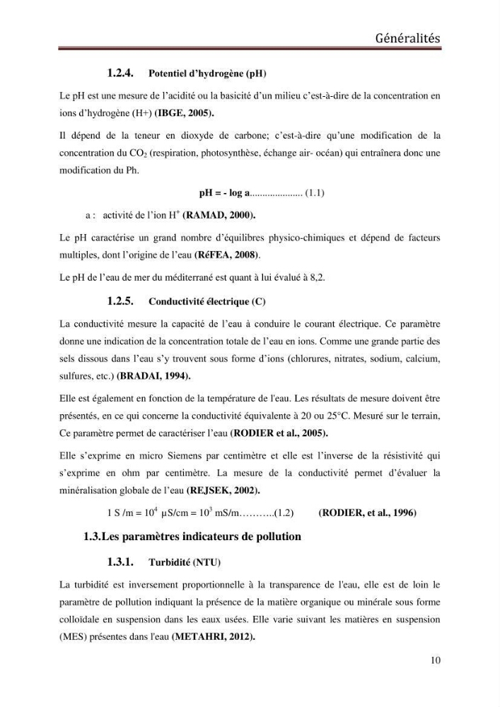 Contribution à l’évaluation de la qualité du milieu marin dans la cote oranaise (Golfe d’Arzew).: