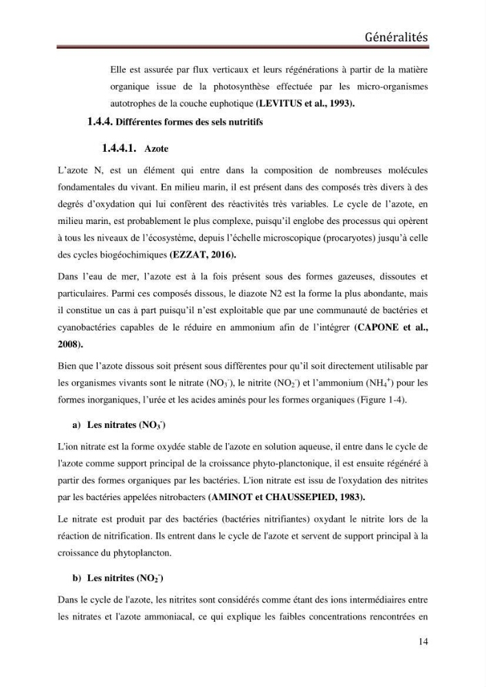 Contribution à l’évaluation de la qualité du milieu marin dans la cote oranaise (Golfe d’Arzew).: