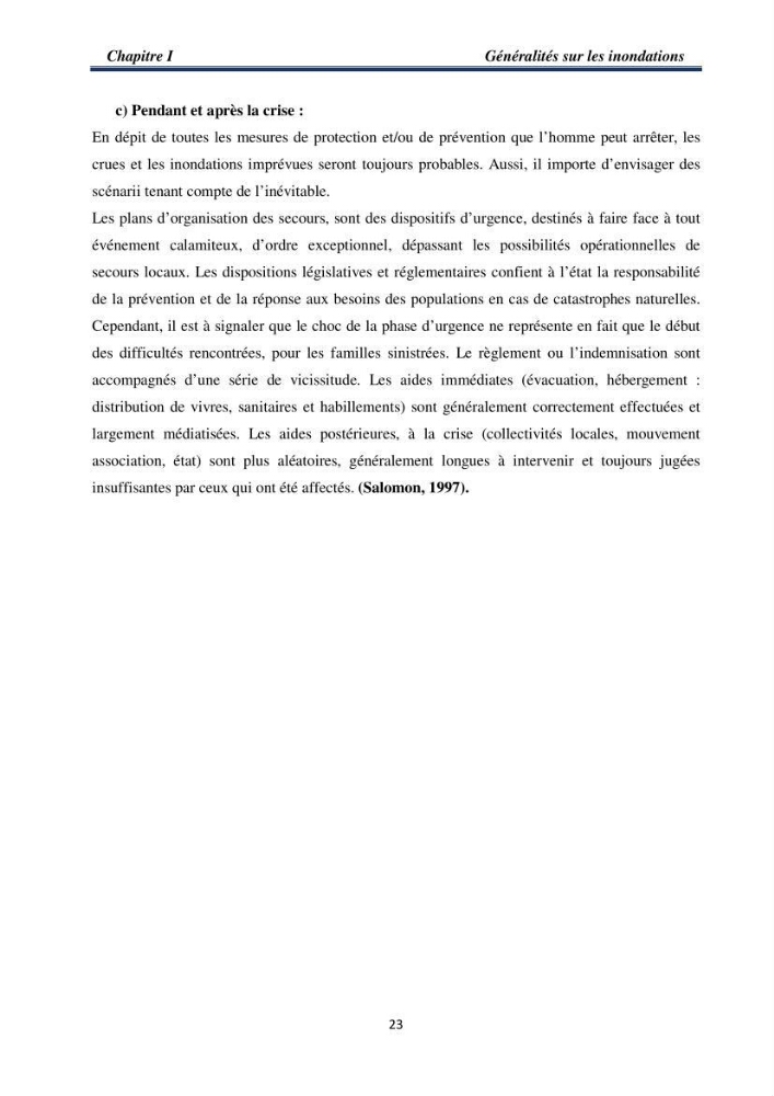Impact Préliminaire et Analyse des Dégâts d’Inondations Par Imagerie Satellite Via le Logiciel ArcGis dans la willaya de Taref