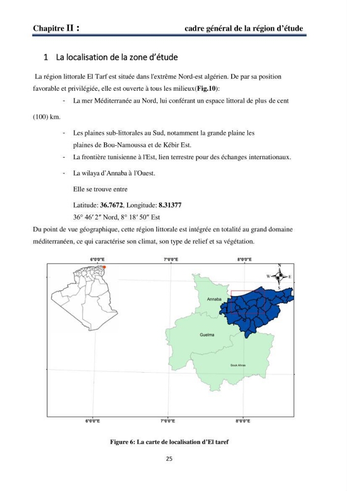 Impact Préliminaire et Analyse des Dégâts d’Inondations Par Imagerie Satellite Via le Logiciel ArcGis dans la willaya de Taref