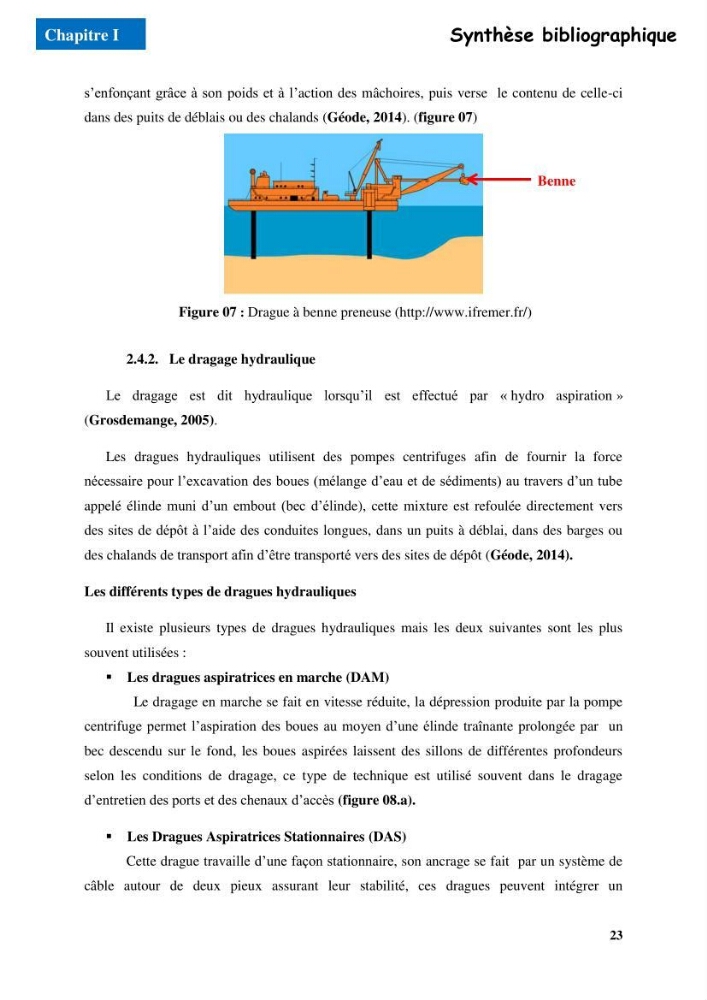 Etude du comportement physique et mécanique des sédiments de dragage pour leur valorisation en techniques routières \"cas du port de Sidi fredj\"
