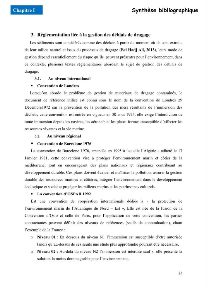 Etude du comportement physique et mécanique des sédiments de dragage pour leur valorisation en techniques routières \"cas du port de Sidi fredj\"