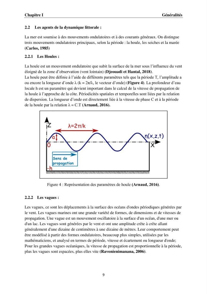 Érosion côtière, submersion marine et changement climatique le long de la baie de Zemmouri, prévision des risques et adaptation