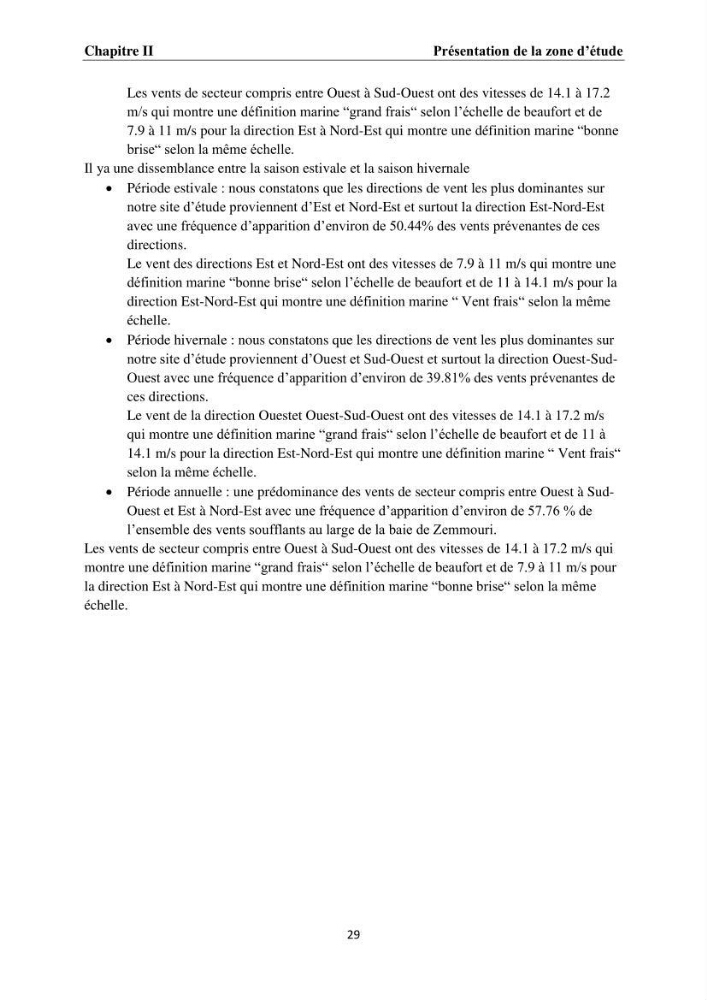 Érosion côtière, submersion marine et changement climatique le long de la baie de Zemmouri, prévision des risques et adaptation