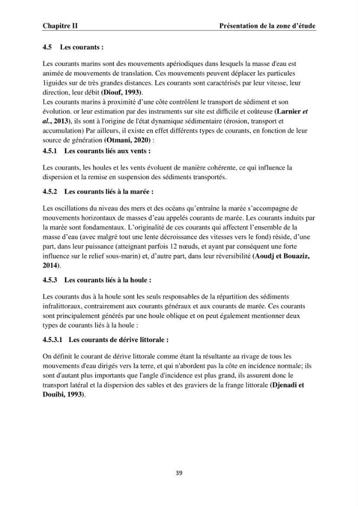 Érosion côtière, submersion marine et changement climatique le long de la baie de Zemmouri, prévision des risques et adaptation