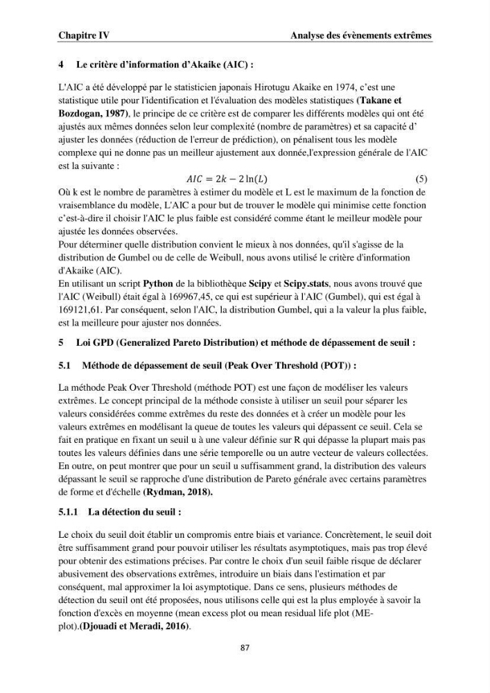 Érosion côtière, submersion marine et changement climatique le long de la baie de Zemmouri, prévision des risques et adaptation