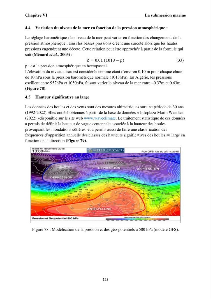 Érosion côtière, submersion marine et changement climatique le long de la baie de Zemmouri, prévision des risques et adaptation