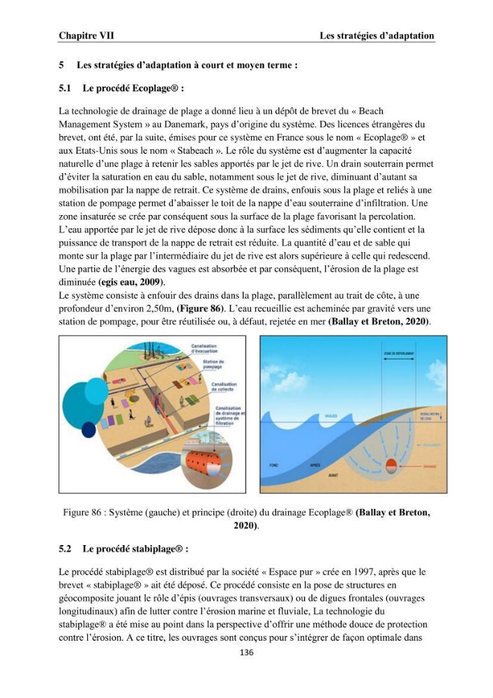 Érosion côtière, submersion marine et changement climatique le long de la baie de Zemmouri, prévision des risques et adaptation