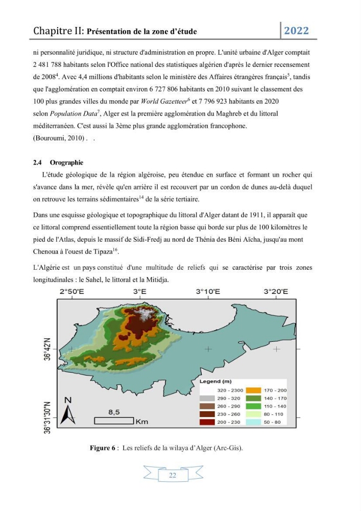 Etude de l\'évolution du littoral par télédetection