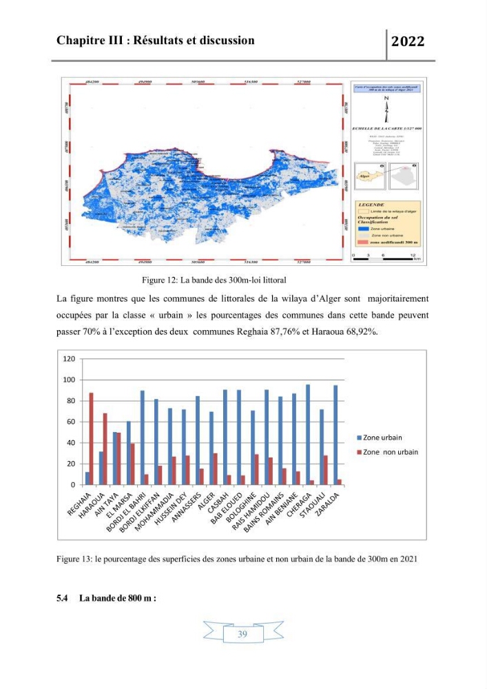 Etude de l\'évolution du littoral par télédetection