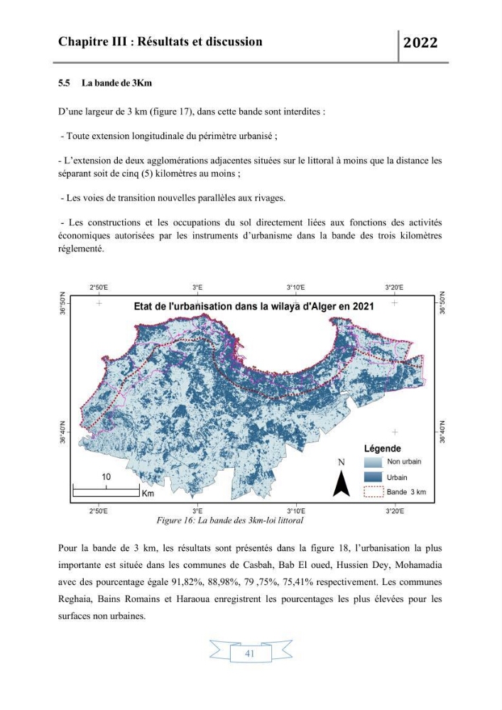 Etude de l\'évolution du littoral par télédetection